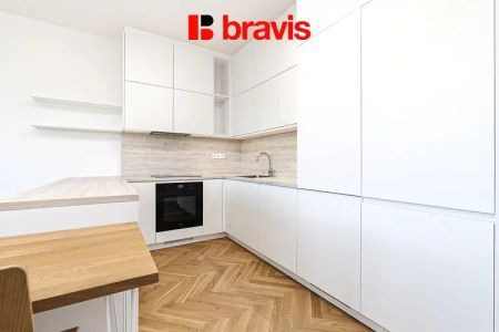Pronájem bytu 2+kk, Brno - střed, ul. Nové sady, novostavba, první nájemník, balkon, garážové stání - Фото 2