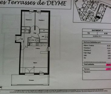 Location appartement 3 pièces - 64m² à Deyme (31450) - Photo 5