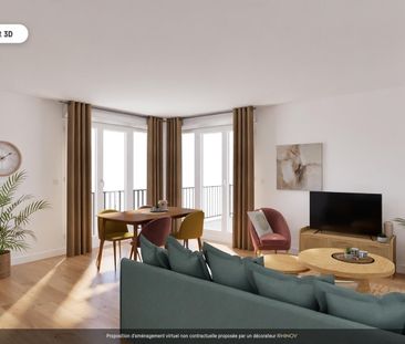 location Appartement T3 DE 64.2m² À COURBEVOIE - Photo 1