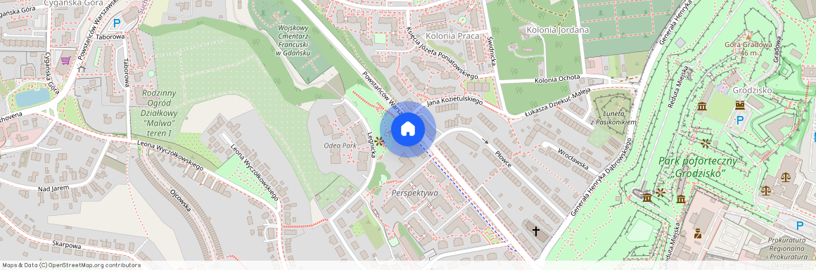 Powstańców Warszawy, Siedlce, Gdańsk, pomorskie