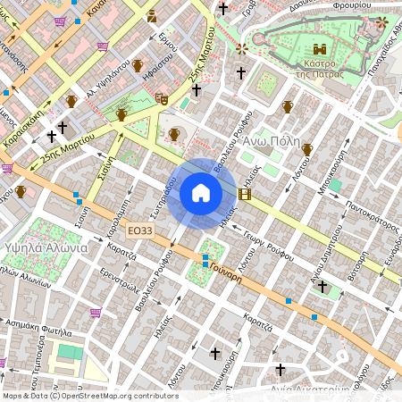 Βασιλείου Ρούφου 43, Πάτρα 262 25, Ελλάδα (26225)