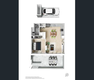 Modern Furnished Ground Floor Apartment with Private Courtyard Access - Photo 2