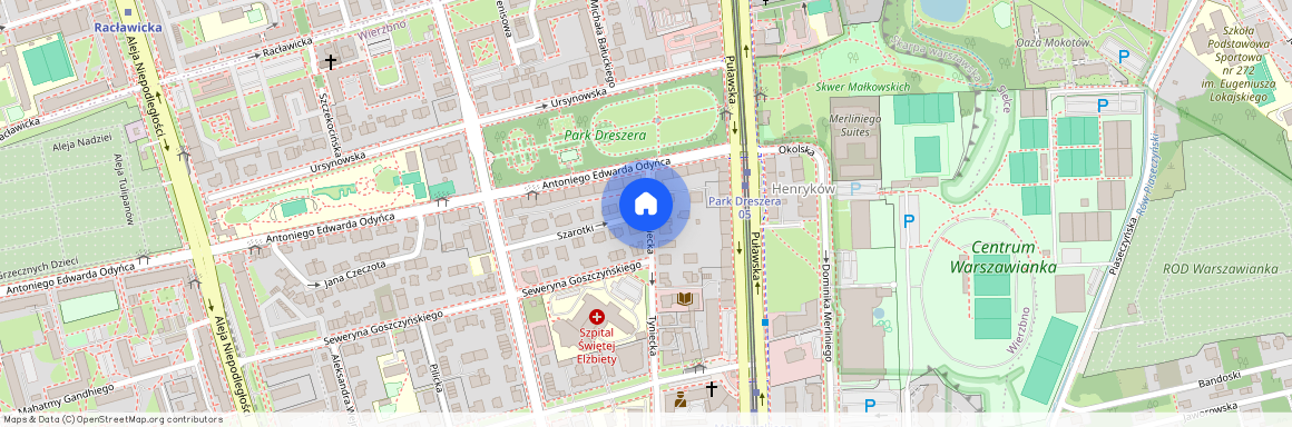 ul. Szarotki, Wierzbno, Mokotów, Warszawa, mazowieckie