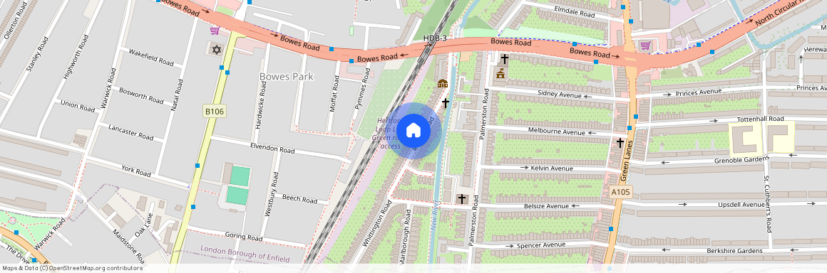 Russell Road, Bounds Green, N13