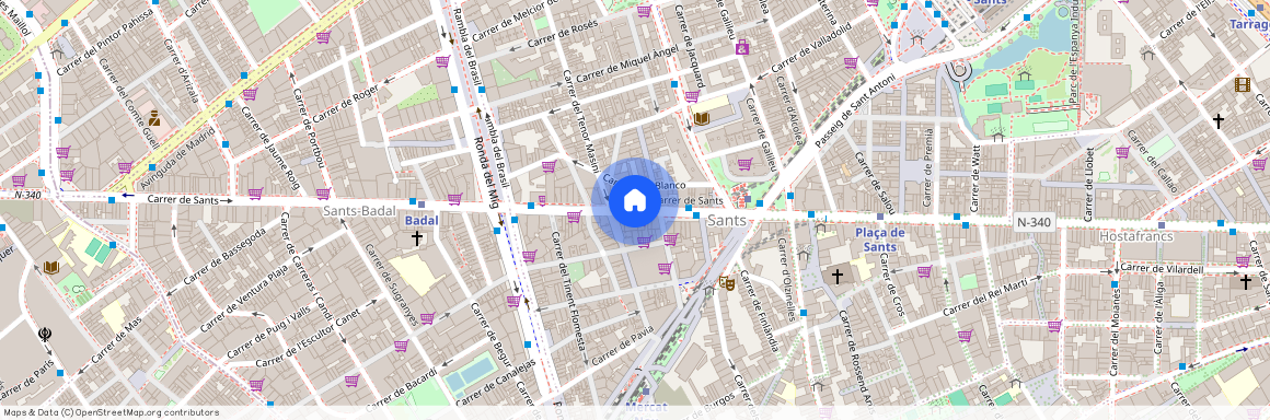 Carrer de Sants, Barcelona, Catalonia 08028