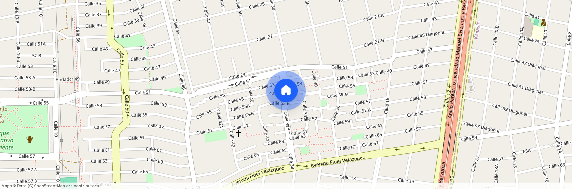 Calle 55, 97166 Mérida, YUC, Mexico