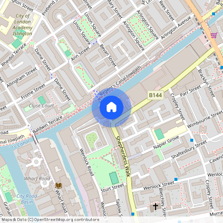 37 168 Angel Wharf, Shepherdess Walk, Hoxton, N1