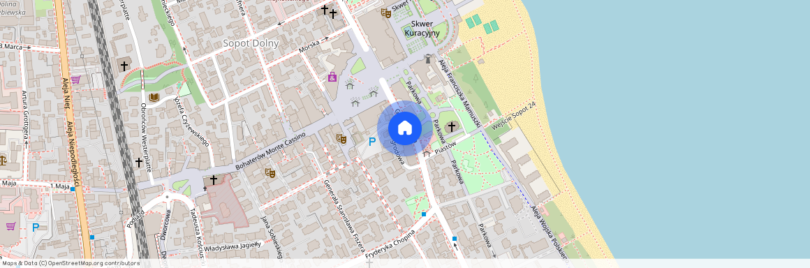 ul. Grunwaldzka, Centrum, Dolny Sopot, Sopot, pomorskie