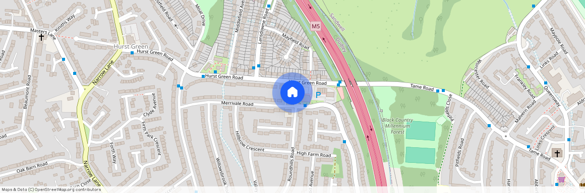 The Bramleys, 26 Roundhills Road, Hurst Green, Halesowen, West Midlands, B62 9SB