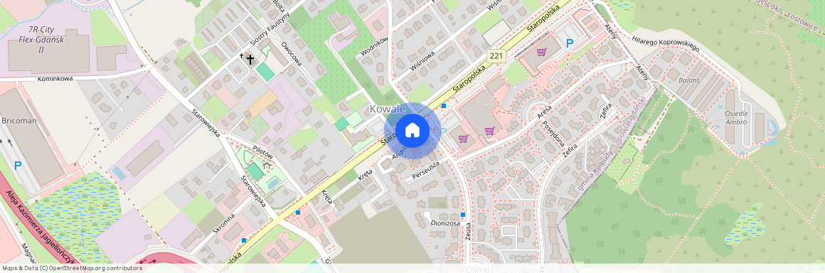 ul. Andromedy, Kowale, Kolbudy, gdański, pomorskie