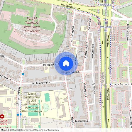 ul. Olimpijska, Wyględów, Mokotów, Warszawa, mazowieckie