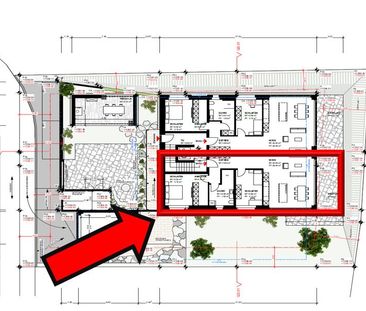 Erstvermietung teilmöblierte 3.5-Zimmer-Wohnung Parterre mit Terrasse - Foto 2