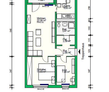 Schöne 3 Zimmer-Wohnung mit Dusche und Loggia sucht neuen Mieter! - Foto 2