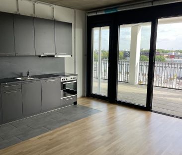 Demnächst frei! 1-Zimmer-Loftwohnung mit Parkett, Balkon, Einbauküc... - Photo 3