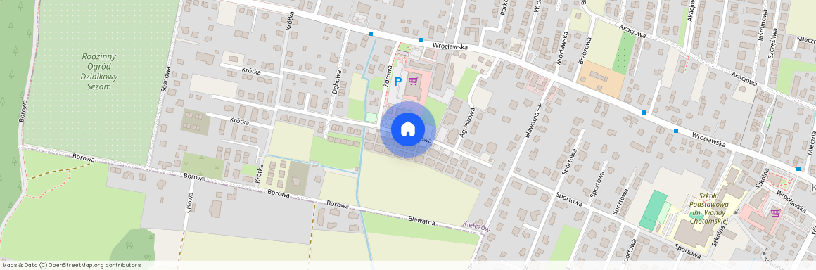 ul. Agrestowa, Kiełczów, Długołęka, wrocławski, dolnośląskie