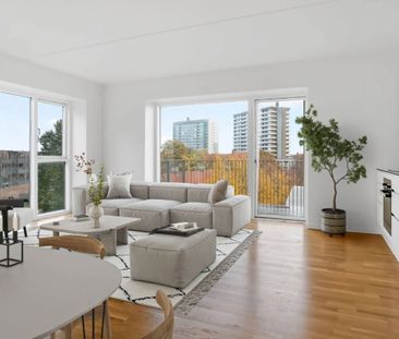 Købmandsgården-Porthuset - Lys 4 værelses lejlighed med altan i hje... - Foto 1