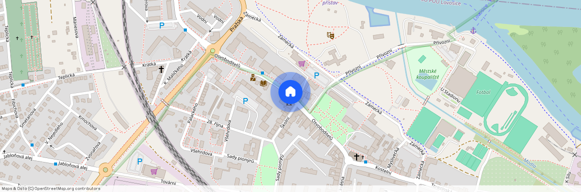 Osvoboditelů, Lovosice, okres Litoměřice