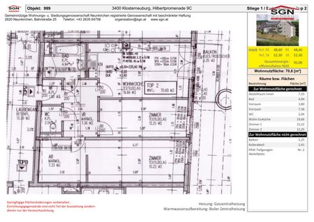 2-Zimmer-EG-Genossenschaftswohnung mit Balkon & Garage - Photo 5