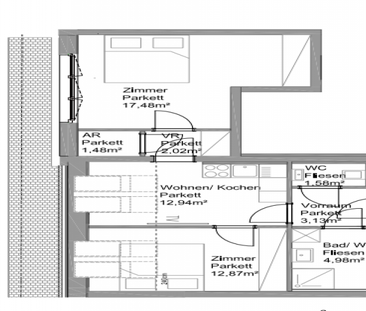 Graz-Nähe Citypark: Gemütliche, geförderte 3-Zimmer-Wohnung! - Foto 2