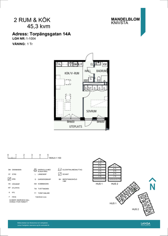 Torpängsgatan 14A, 74130, Knivsta - Foto 2
