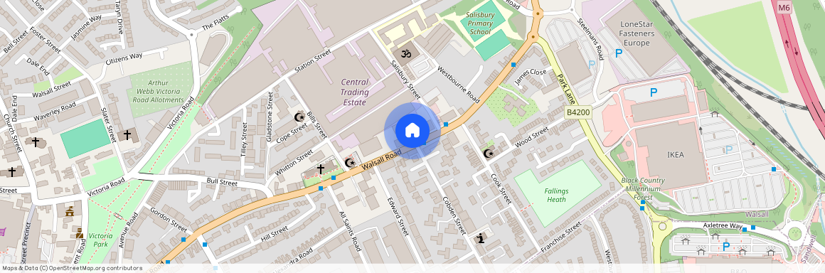 Walsall Road, Wednesbury, WS10