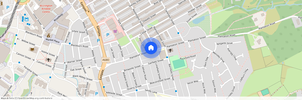 Plantation Street, Accrington, Lancashire, BB5