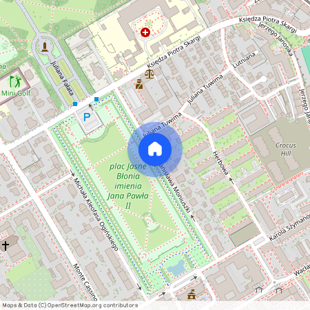 ul. Stanisława Moniuszki, Śródmieście-Północ, Śródmieście, Szczecin, zachodniopomorskie