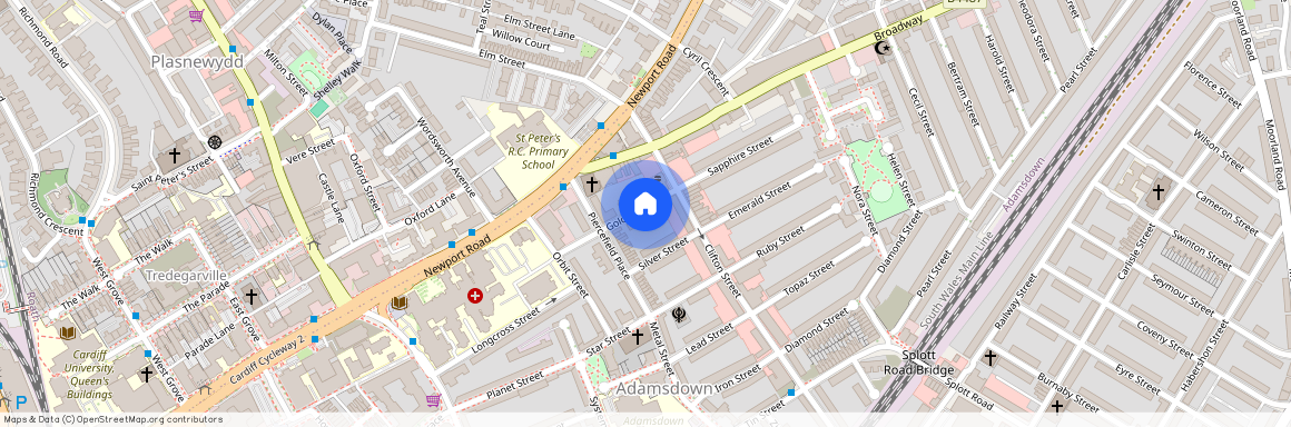 Clifton Street, Adamsdown, Cardiff, Wales, CF24