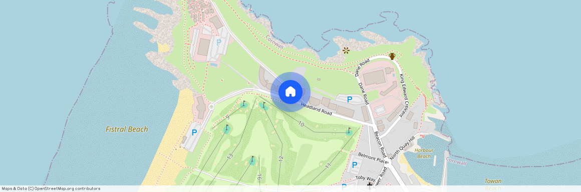 Headland Road, Fistral Blue Headland Road, TR7