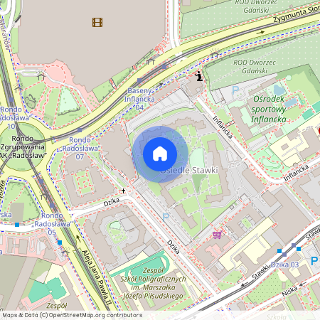 ul. Inflancka, Muranów, Śródmieście, Warszawa, mazowieckie