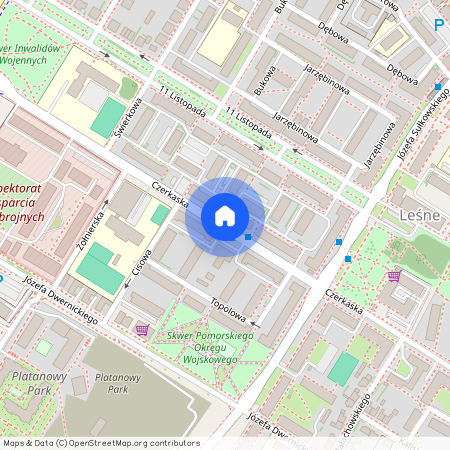 ul. Czerkaska, Leśne, Bydgoszcz, kujawsko-pomorskie