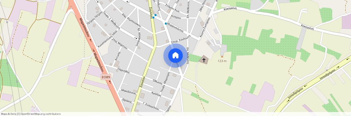 Σουλιώτη Χρ. 13, 190 03 Μαρκόπουλο Μεσογαίας, Κέντρο (Μαρκόπουλο)