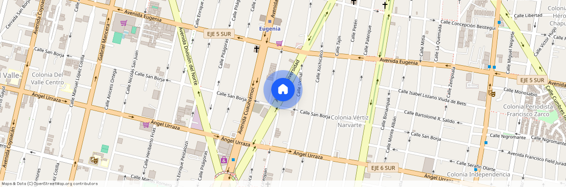 AVENIDA UNIVERSIDAD, Colonia Narvarte Poniente, C.P. 03020, Df / Cdmx