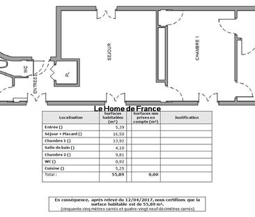 Location Appartement 3 pièces 56m² PARIS 5ème - Photo 5