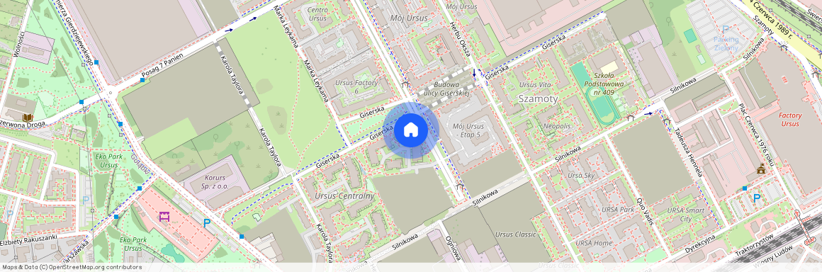 ul. Edwarda Habicha, Szamoty, Ursus, Warszawa, mazowieckie