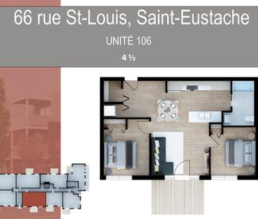 Appartements neufs 4 ½ à louer – Saint-Eustache - Photo 4