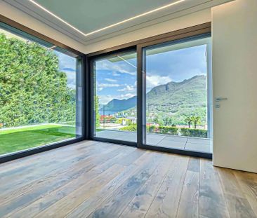 Montagnola: Moderne 5.5-Zimmer-Wohnung mit Privatgarten zu vermieten - Photo 3