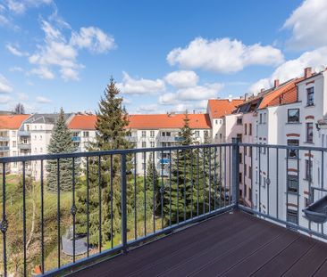 moderne Einbauküche, Dachgeschoss, Balkon - 3 Raumwohnung in Haselb... - Foto 1