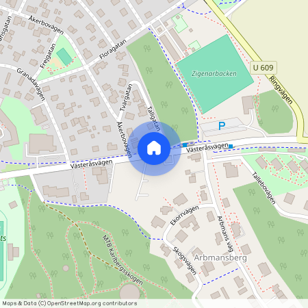 Västeråsvägen, Köping