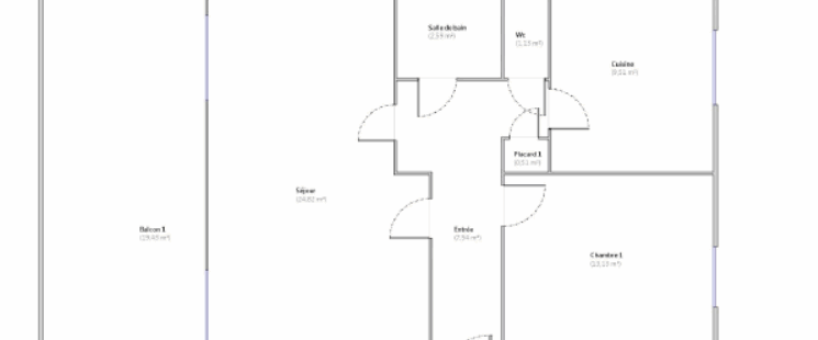 Appartemen 2 pièces meublé – 59,82 m2- ANNEMASSE - Photo 1