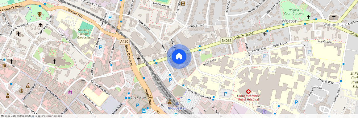 Oxford Terrace, Kingsholm, Gloucester