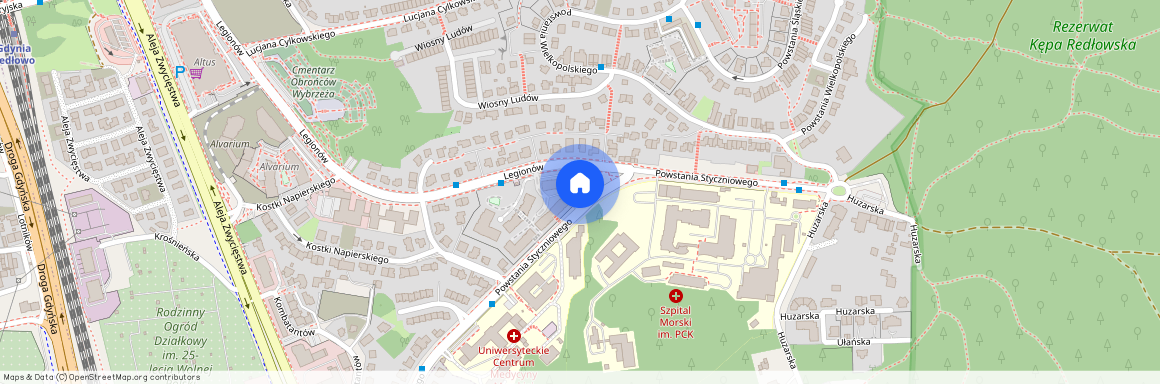 ul. Powstania Styczniowego, Redłowo, Gdynia, pomorskie