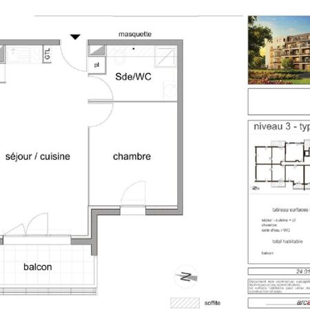 Location Appartement 2 pièces 40m² AVIGNON 84000 - Photo 3