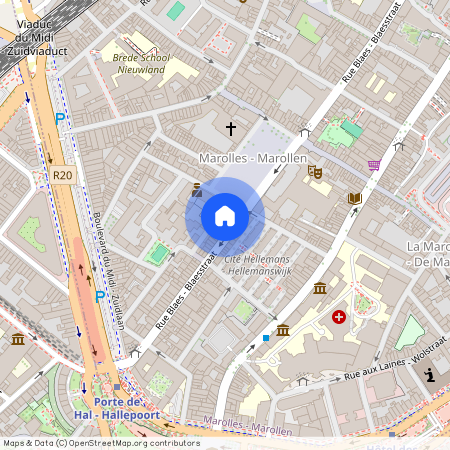 Rue Blaes - Blaesstraat, 179, 1000, Bruxelles