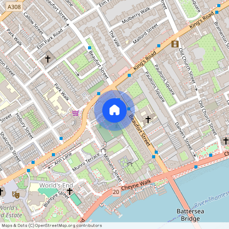 Beaufort Mansions, Chelsea, London, SW3