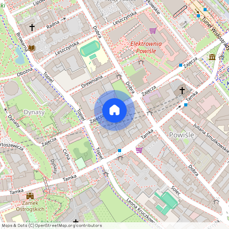 Śródmieście, Powiśle, ul. Zajęcza 9, Warszawa