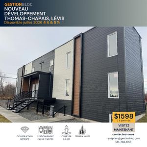 Magnifique condo 4 ½ neuf – rdc Lévis Centre-Ville - Photo 2