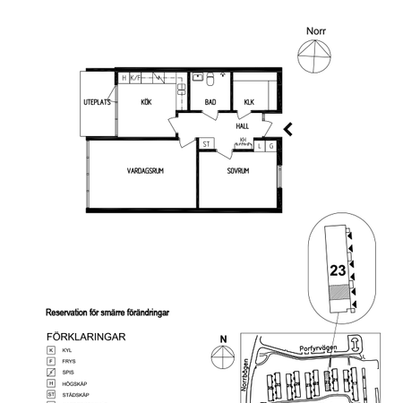 Fältspatvägen 23 B, våning None - Foto 4