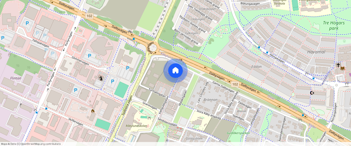 Lund, Skåne, Gamla Dalbyvägen 22