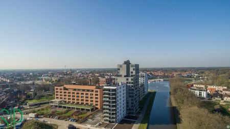 Appartement op de 8ste verdieping met 1 slaapkamer en ruim terras in Residentie 'BELLE FONTAINE' in Turnhout. - Foto 4